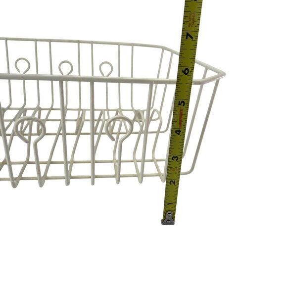 Vintage White Large Wire Dish Rack Rubbermaid Kitchen Sink Storage Organizer - Picture 9 of 9